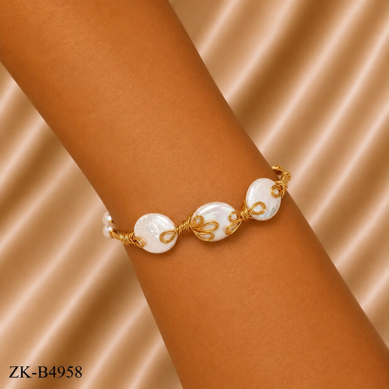 Five Pearl Cuff