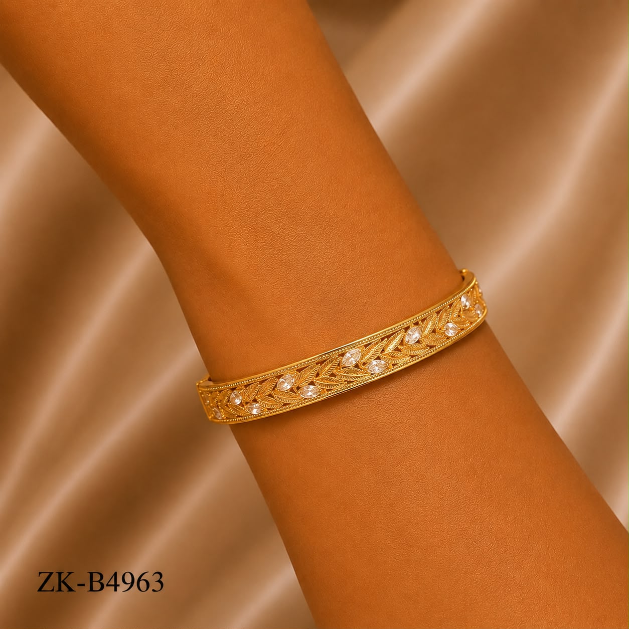 Leaf Sheesh Bangle