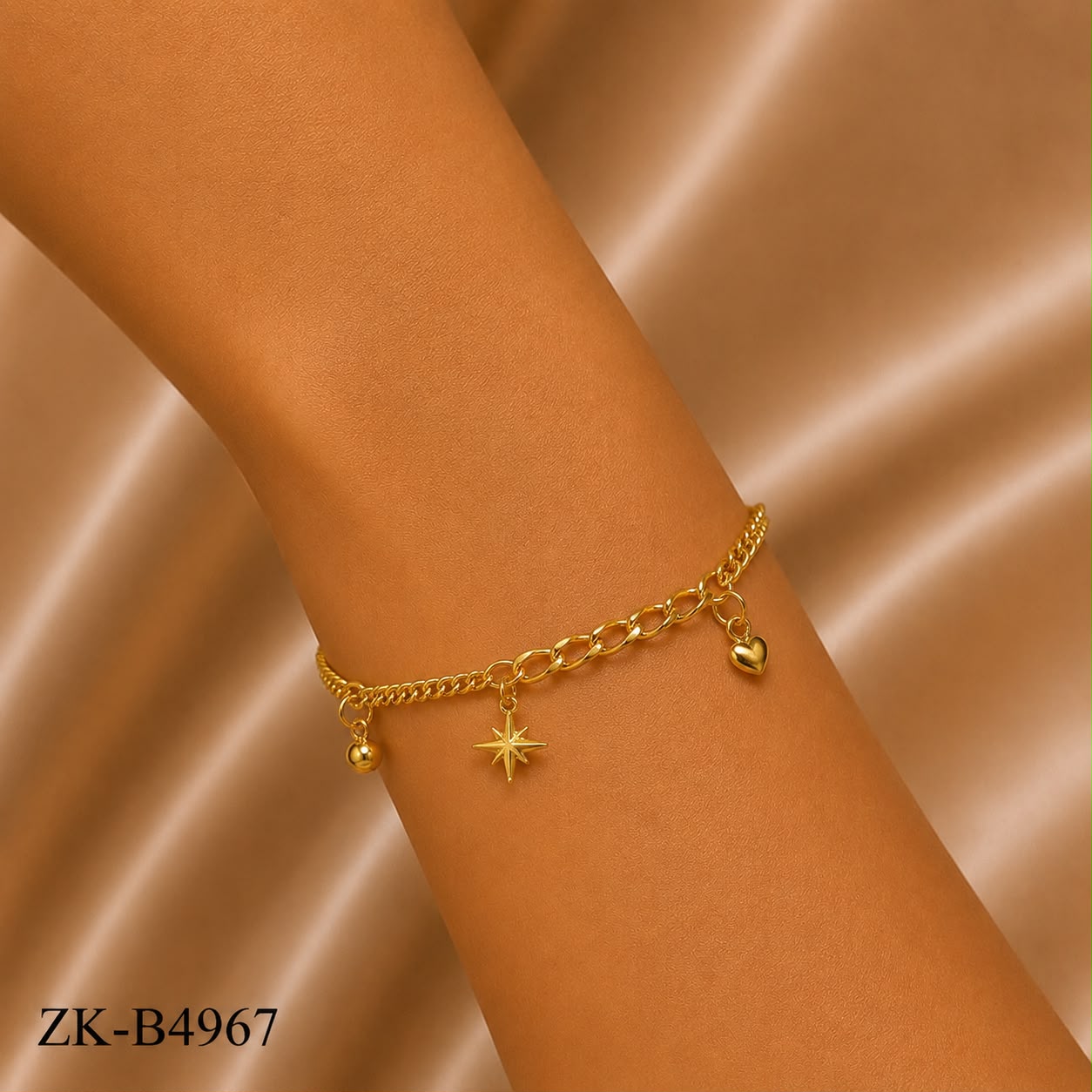 Star Heart Bracelet