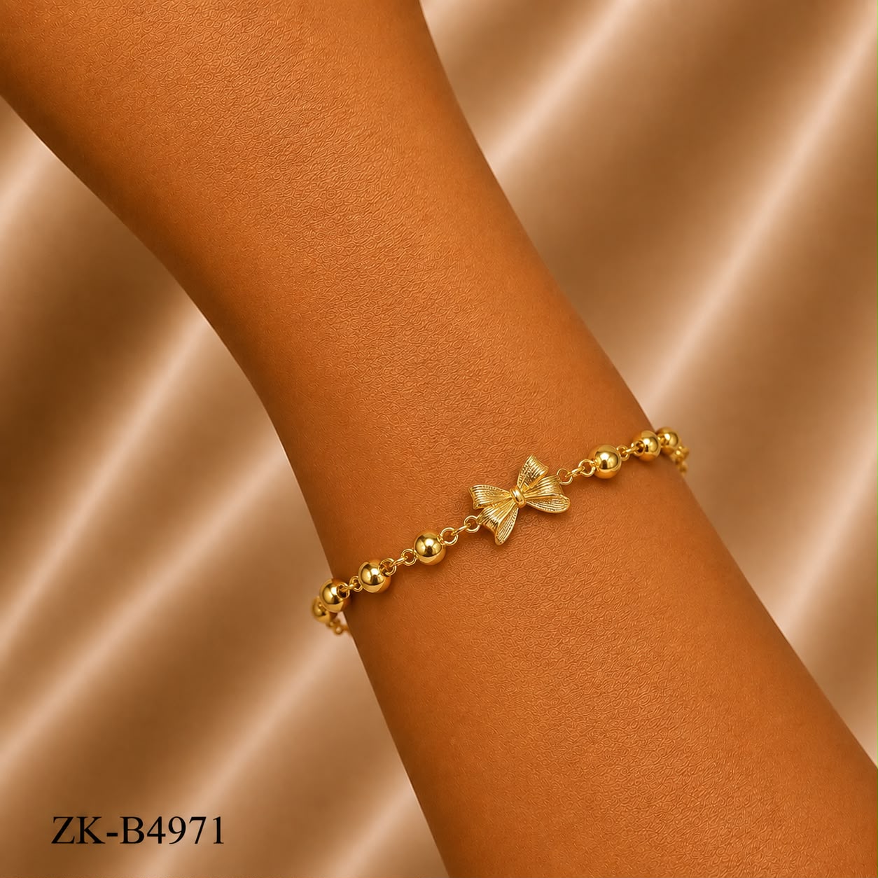 Bow Bead Bracelet
