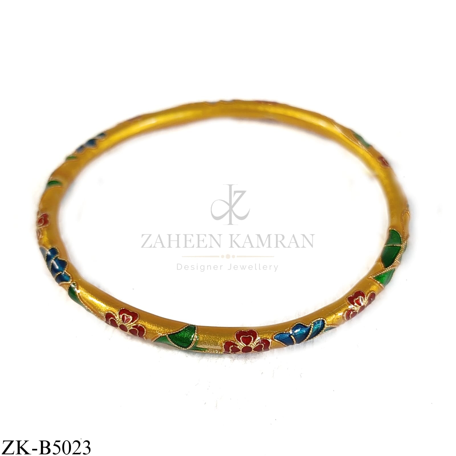 COLOURFUL FLORAL BANGLE