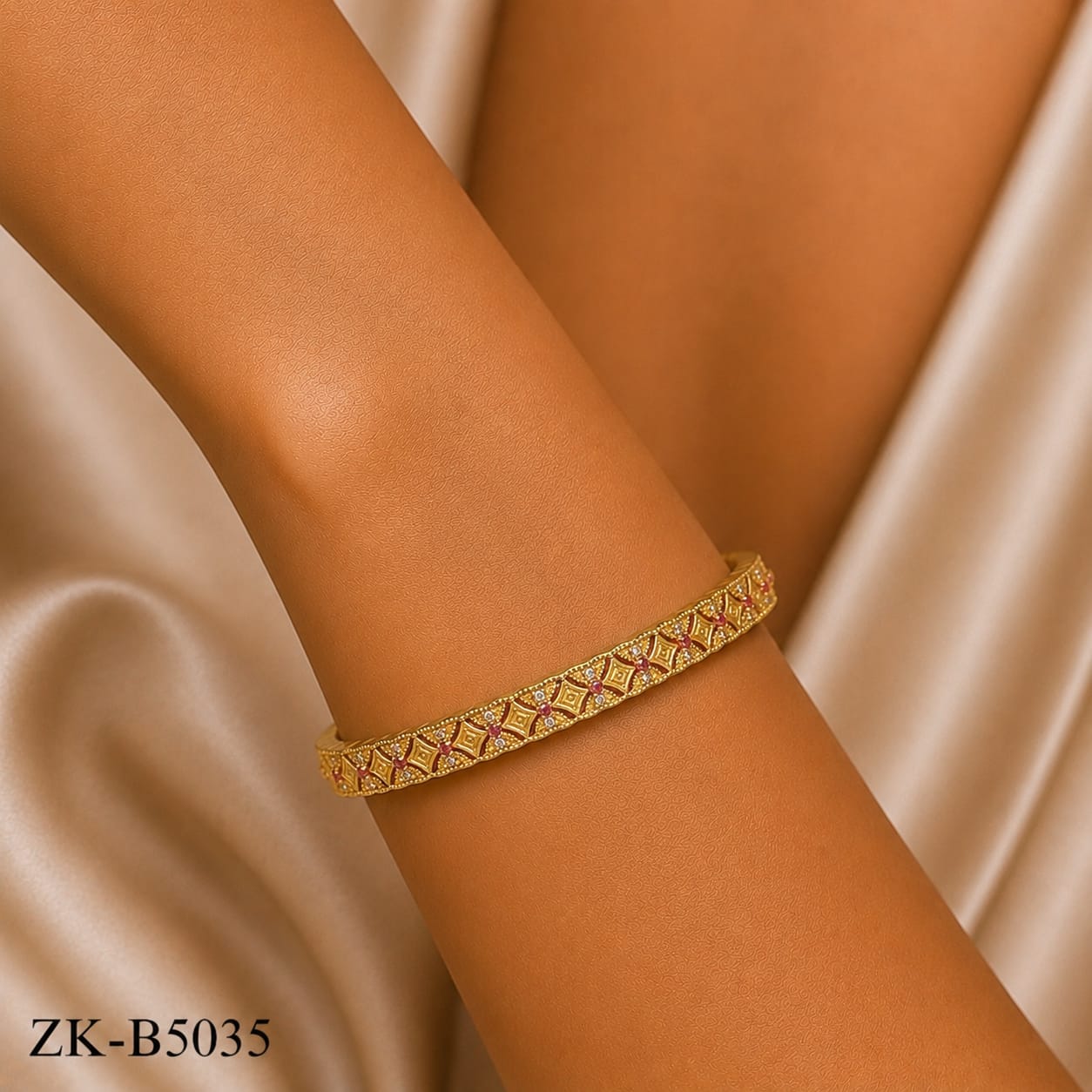 RUBY ZIRCONIAN BANGLE