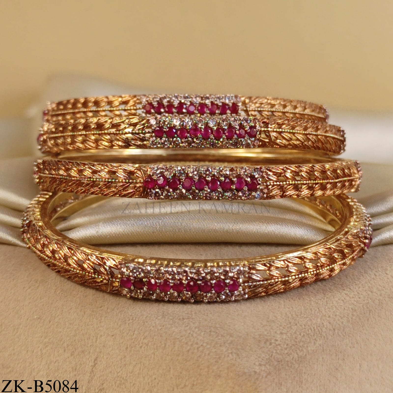 RUBY GOLDEN BANGLES
