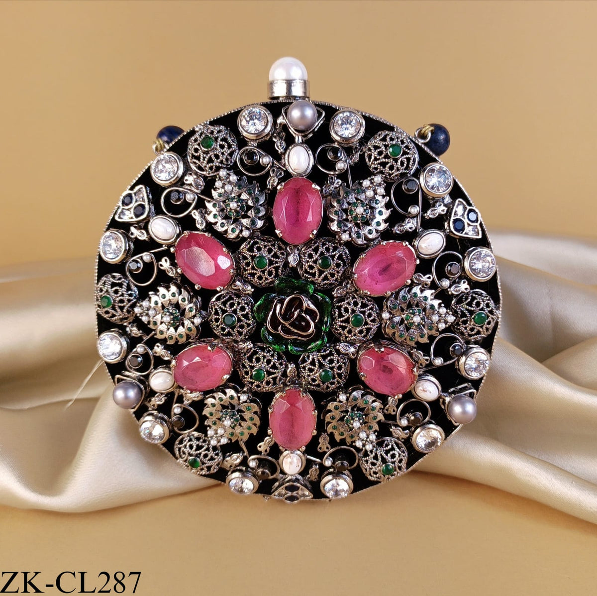 PINK ZIRCONIA CLUTCH