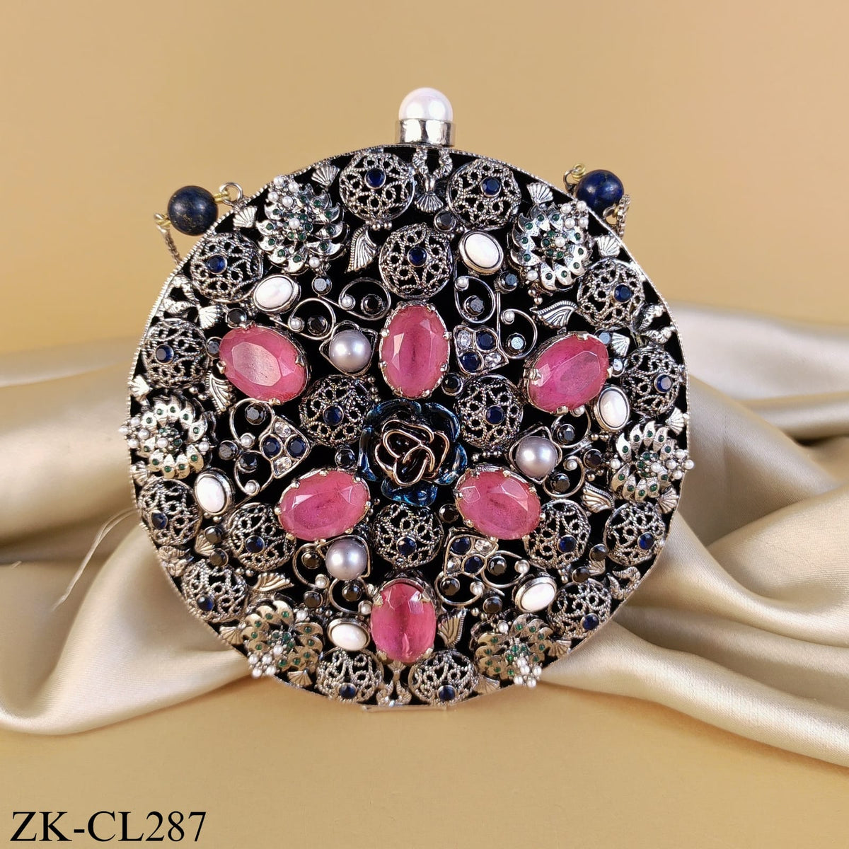 PINK ZIRCONIA CLUTCH