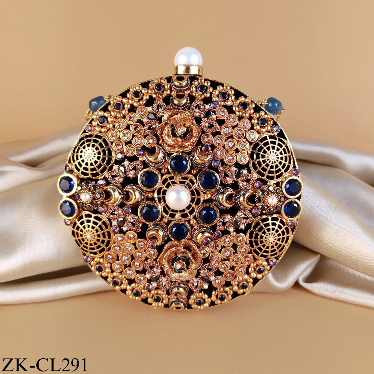 SAPPHIRE AMETHYST CLUTCH