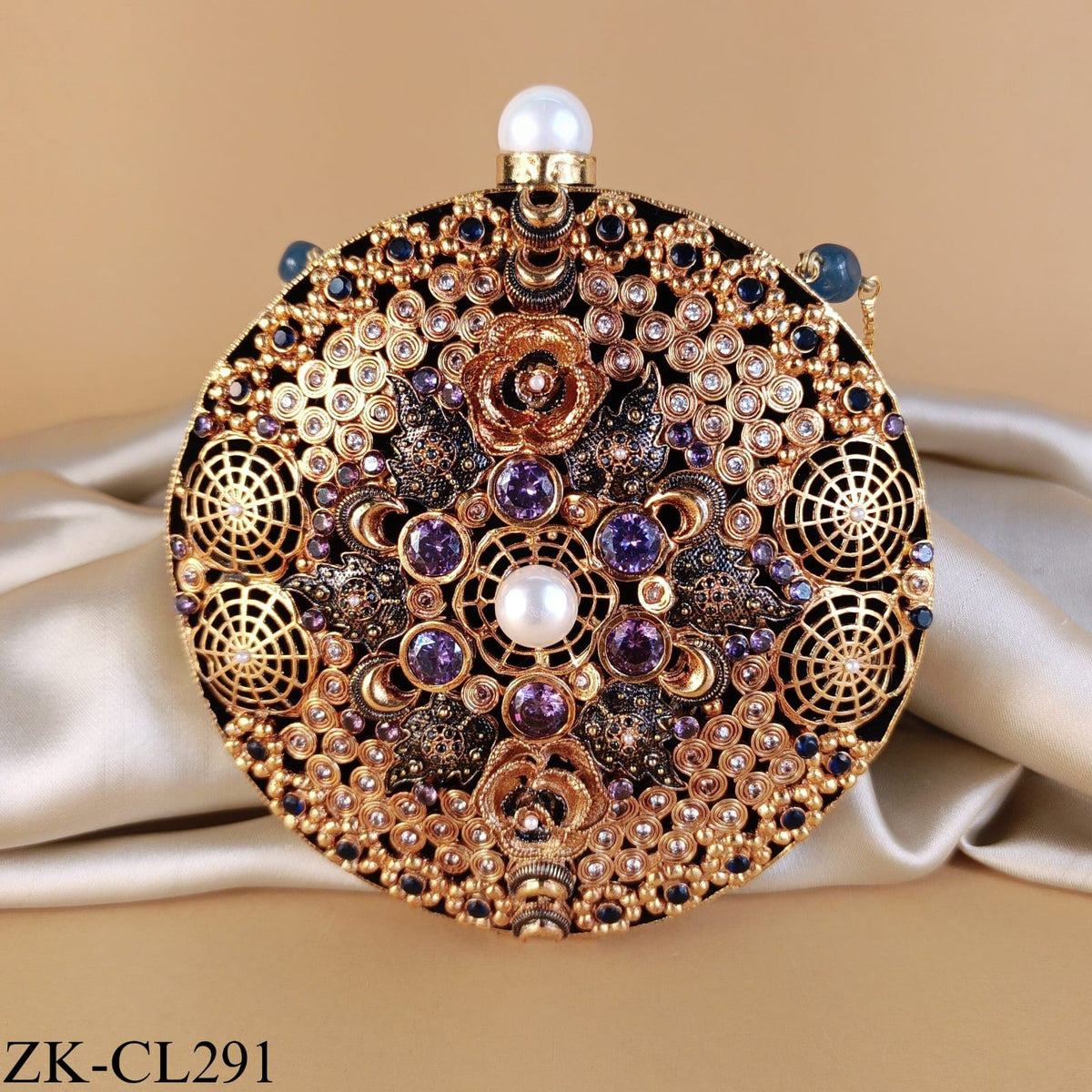 SAPPHIRE AMETHYST CLUTCH