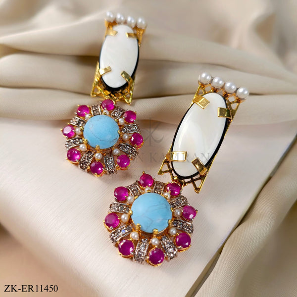 WHITE OPALS EARRINGS