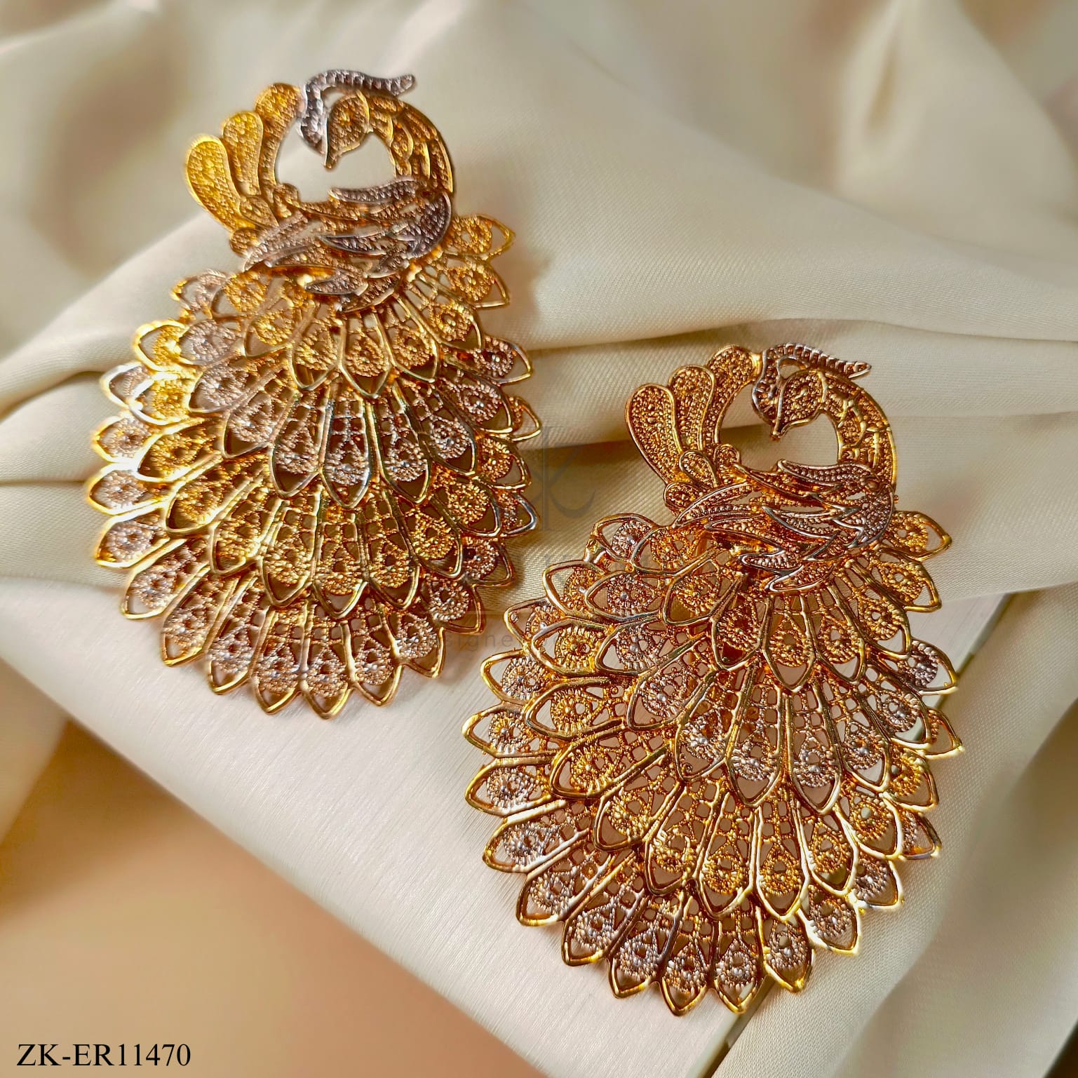 PEACOCK EARRINGS