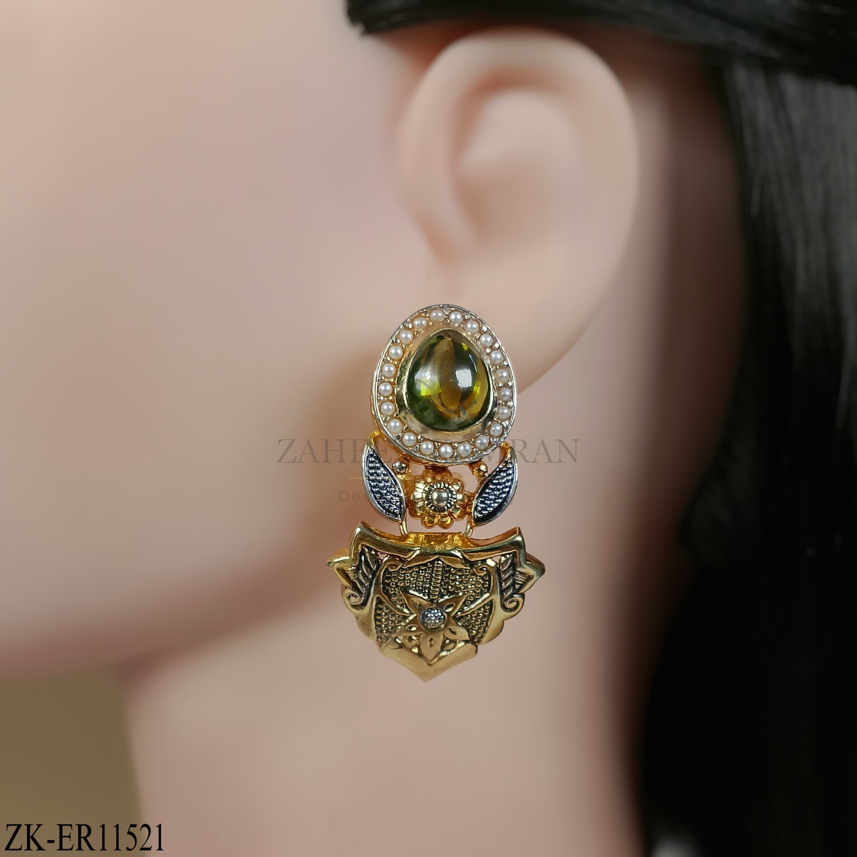 PERIDOT STONES EARRINGS