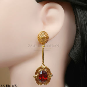 GARNET EARRINGS