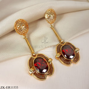 GARNET EARRINGS