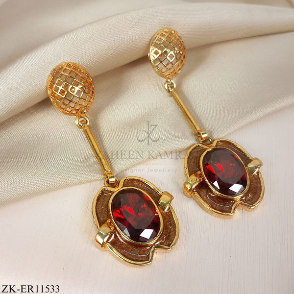 GARNET EARRINGS