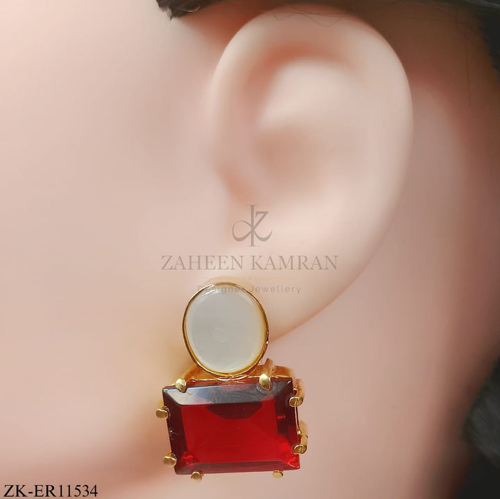 GARNET EARRINGS