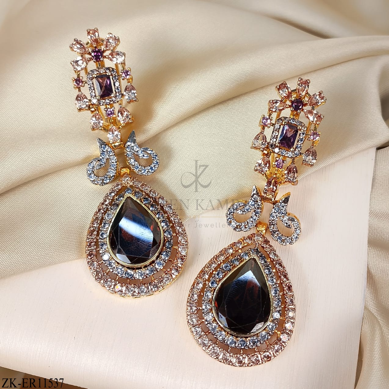 COFFEE STONES EARRINGS