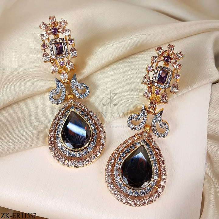 COFFEE STONES EARRINGS