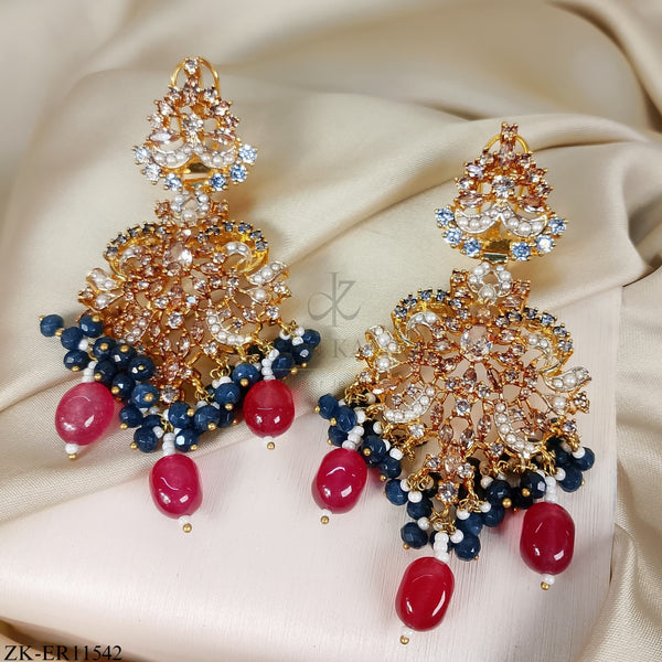 RUBY SAPPHIRE EARRINGS