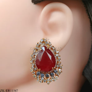 GARNET EARRINGS