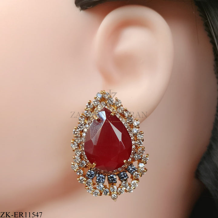 GARNET EARRINGS