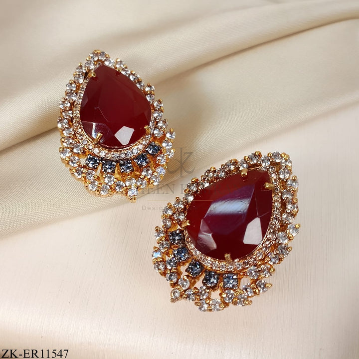 GARNET EARRINGS