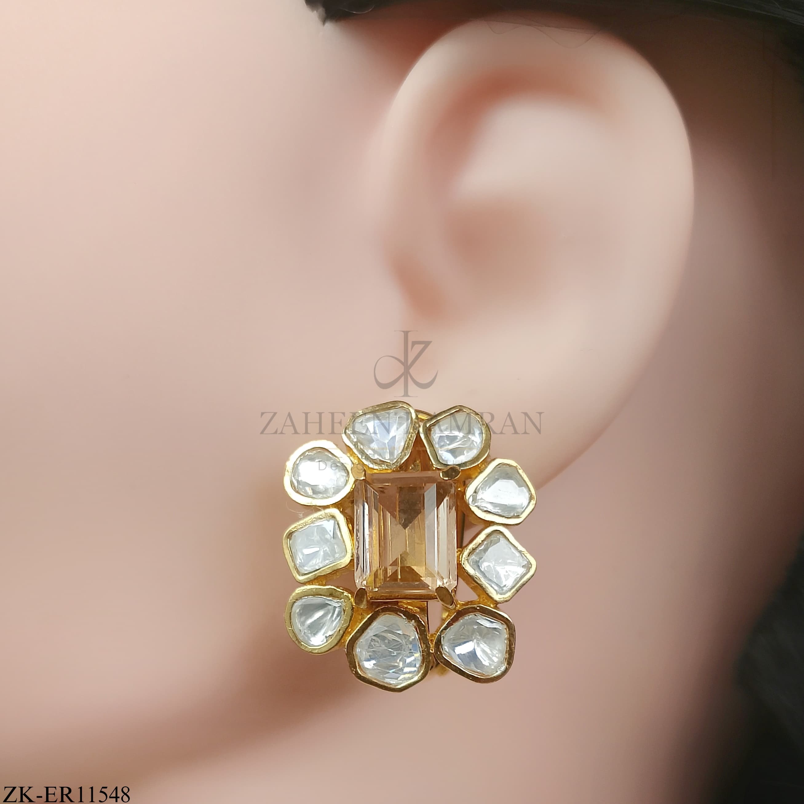 CHAMPAGNE EARRINGS