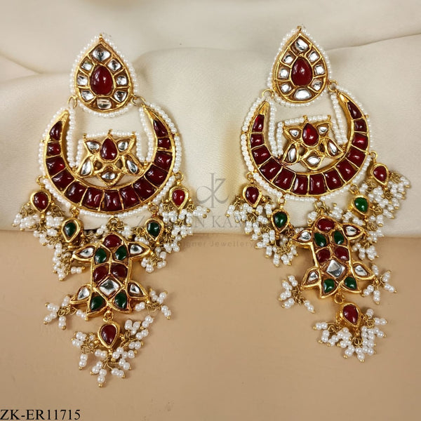 GARNET EMERALD EARRINGS