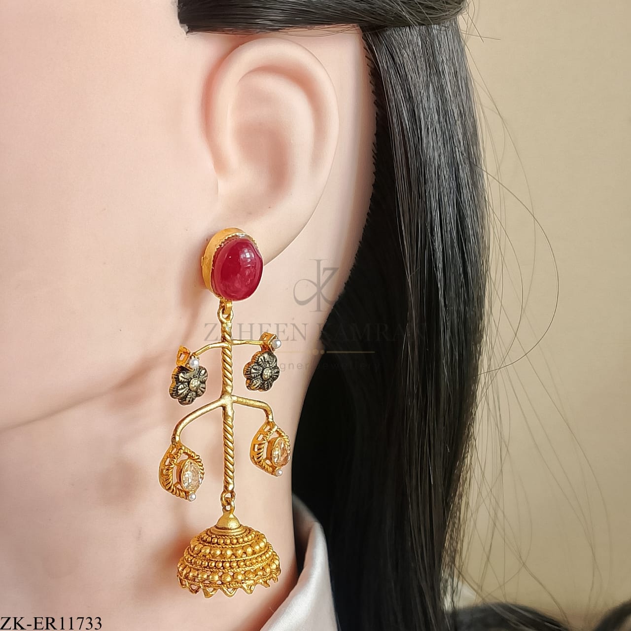 ANTIQUE FLORA EARRINGS