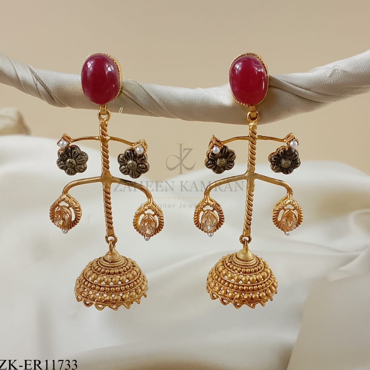 ANTIQUE FLORA EARRINGS