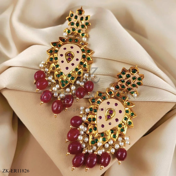 GARNET EARRINGS
