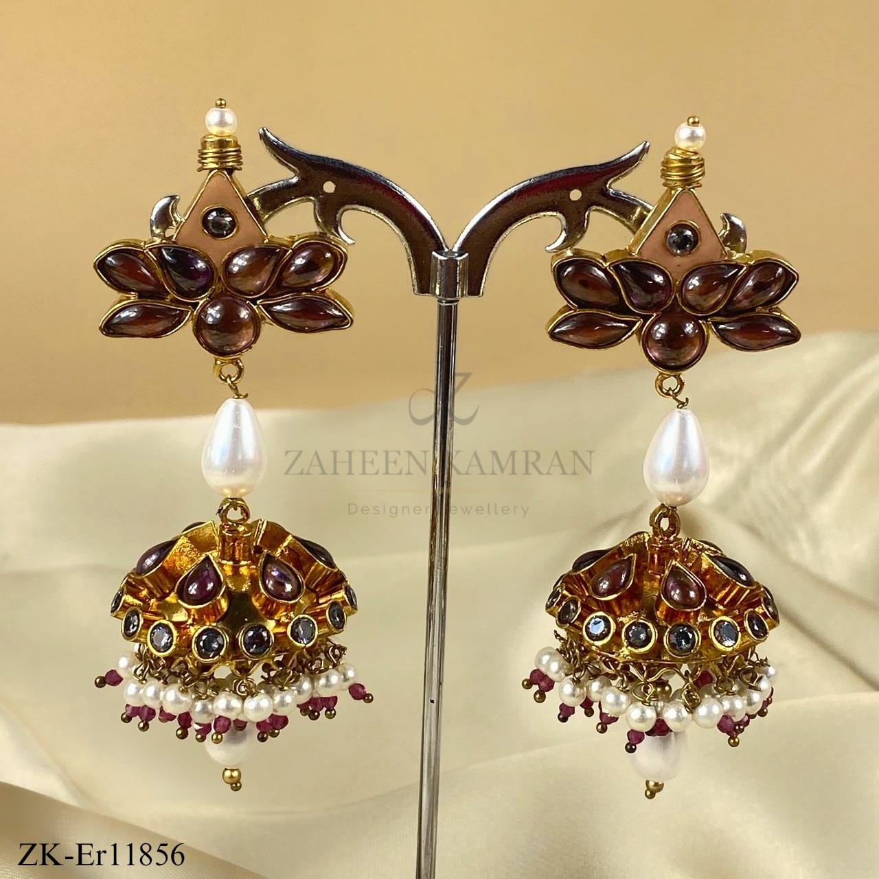 COFFEE STONES EARRINGS