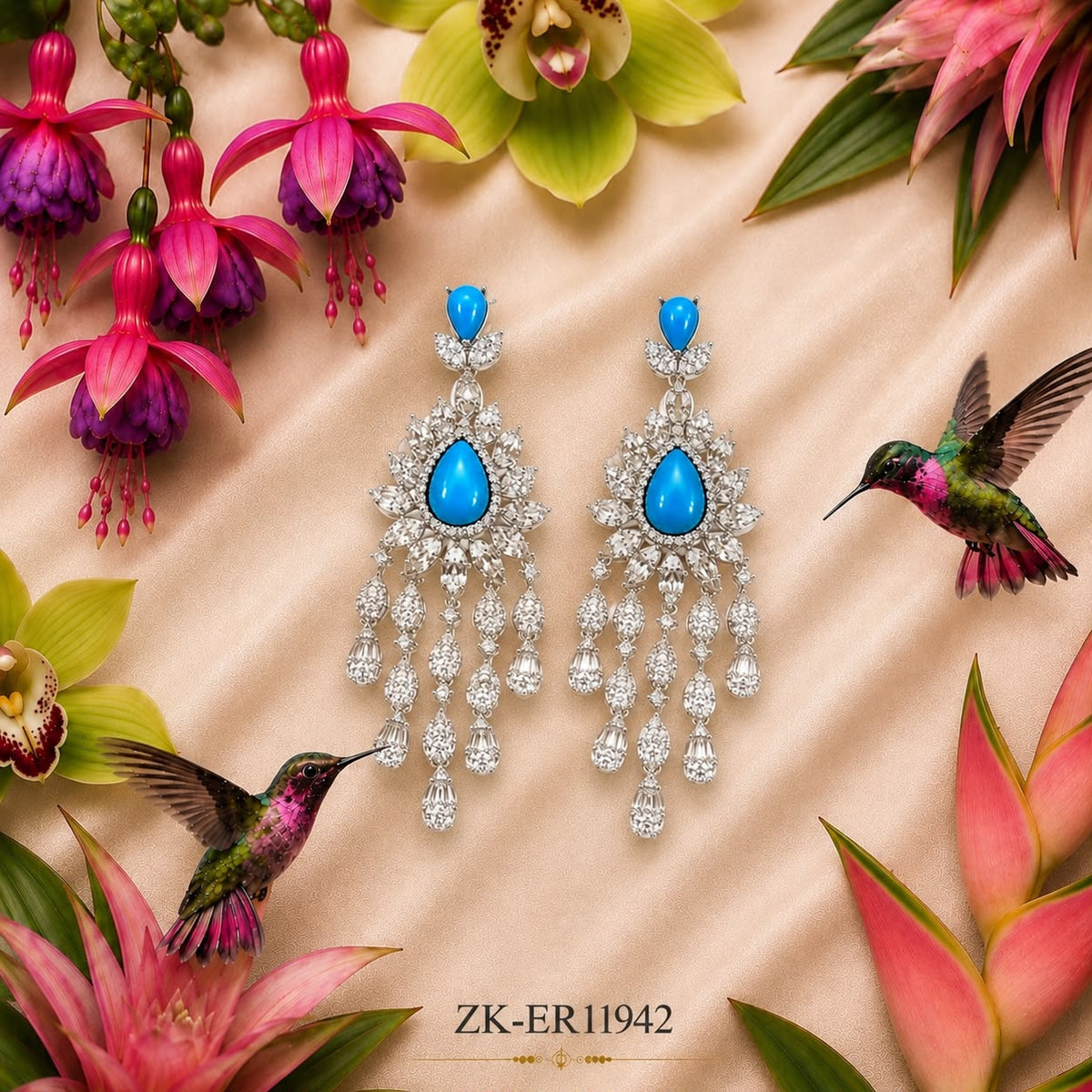 Floret Feroza Earrings