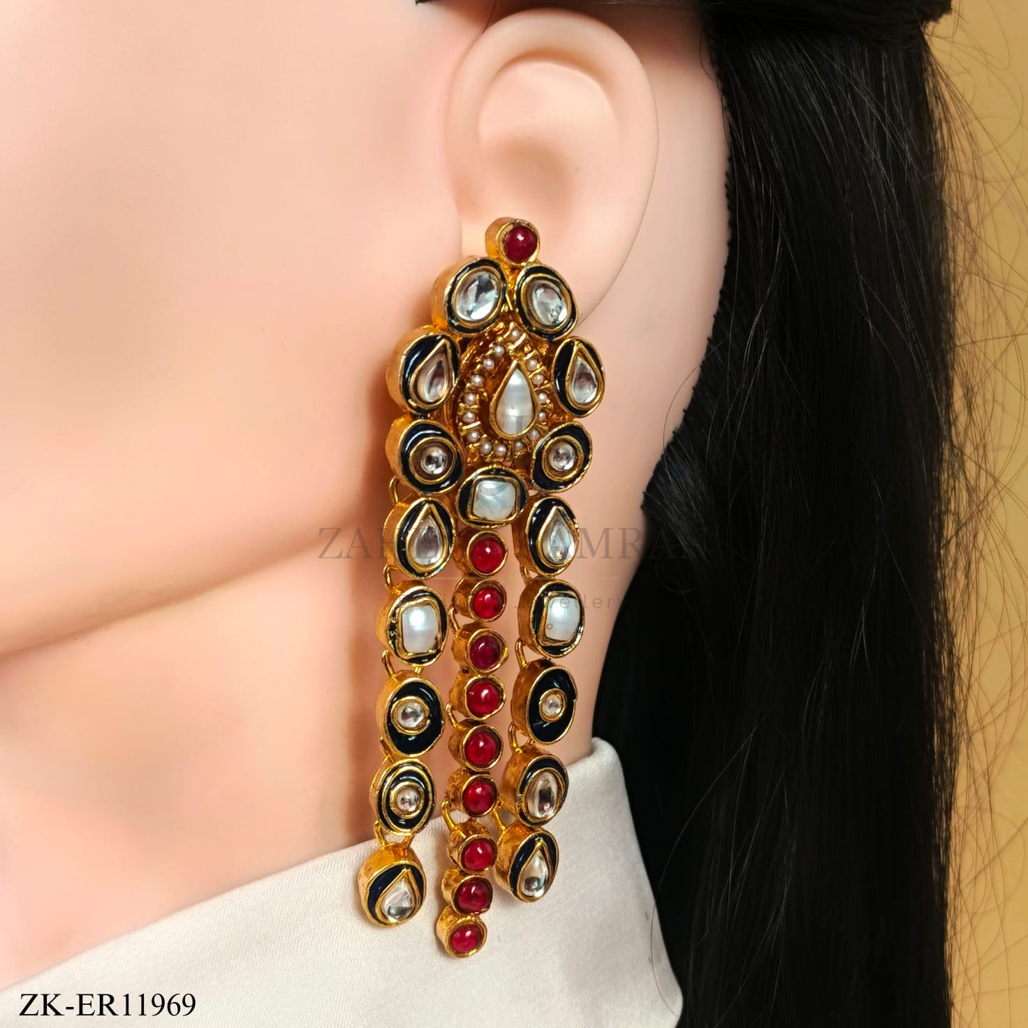 KUNDAN EARRINGS