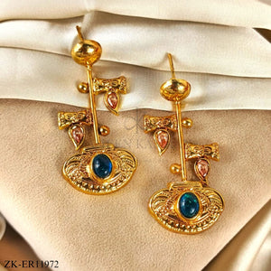 LONG SAPPHIRE EARRINGS