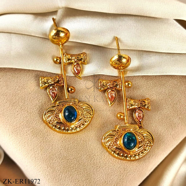 LONG SAPPHIRE EARRINGS