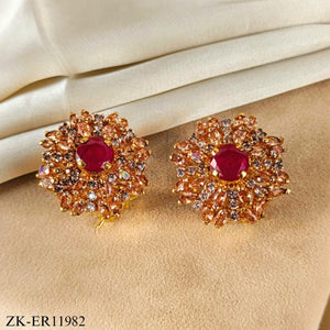 PINK ZIRCONIA EARRINGS
