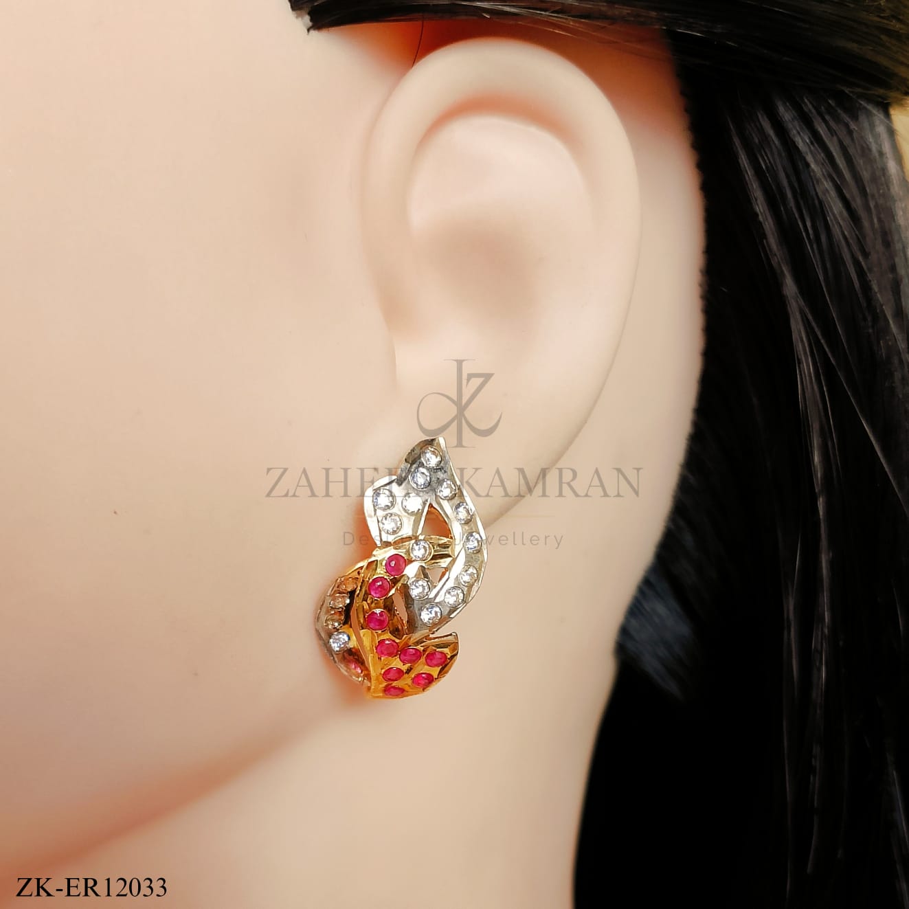 PINK ZIRCONIA EARRINGS