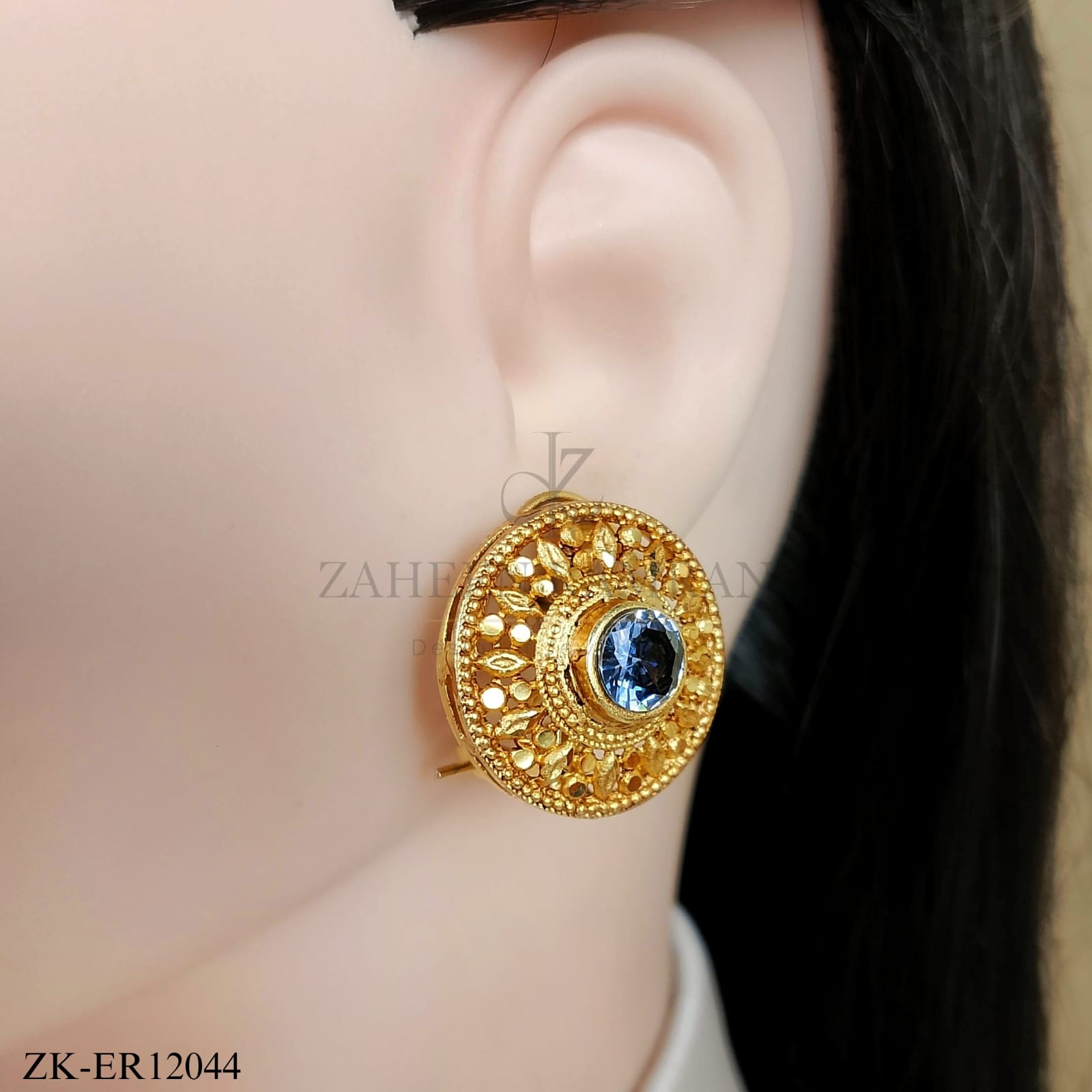 SMOKY STONE EARRINGS