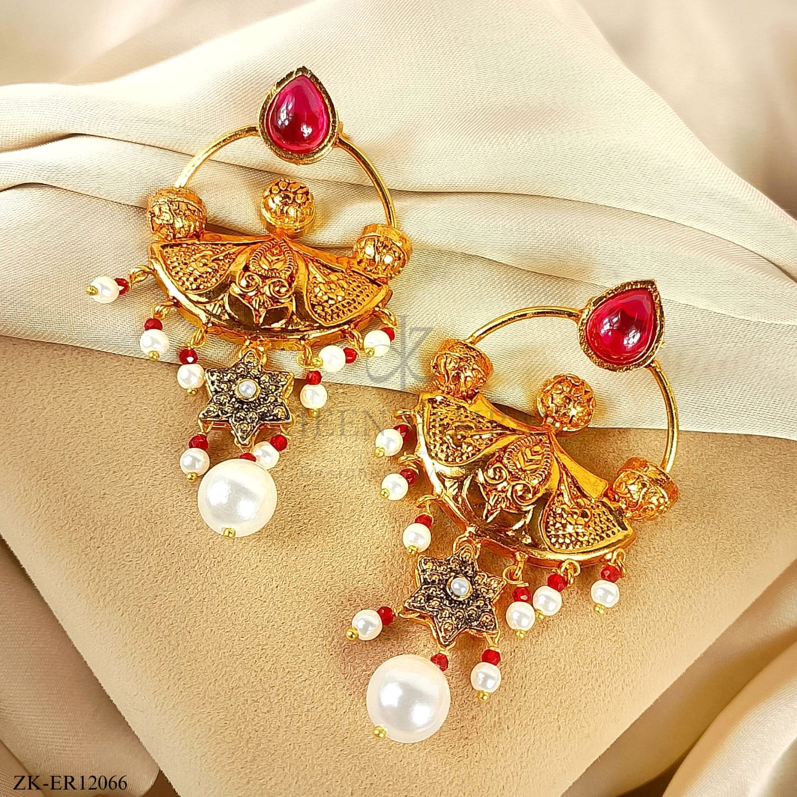 PINK ZIRCONIA EARRINGS