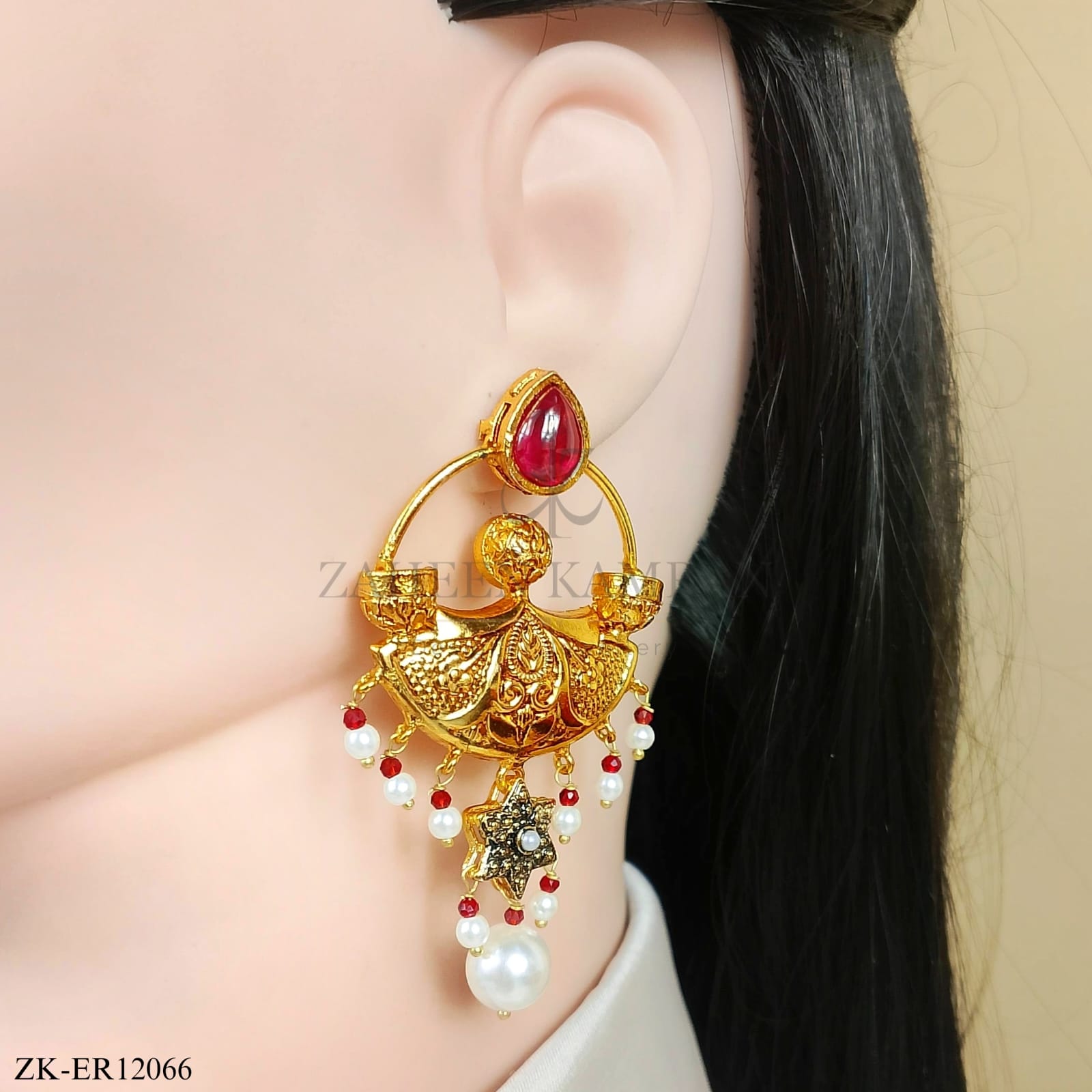 PINK ZIRCONIA EARRINGS