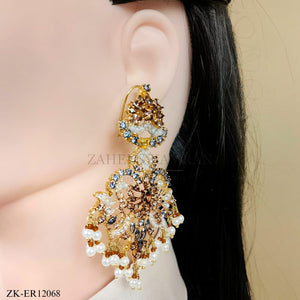 COFFEE STONES EARRINGS