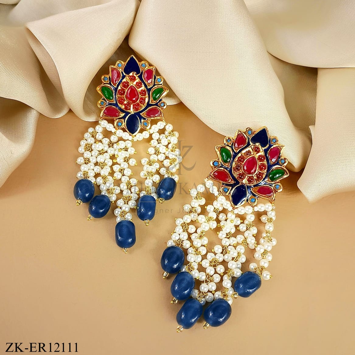 SAPPHIRE HANGING EARRINGS