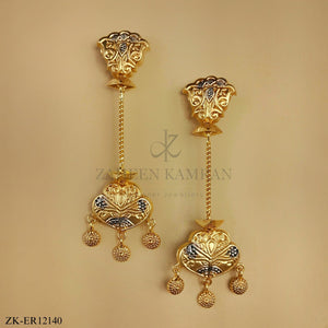 GOLDEN CHAIN EARRINGS