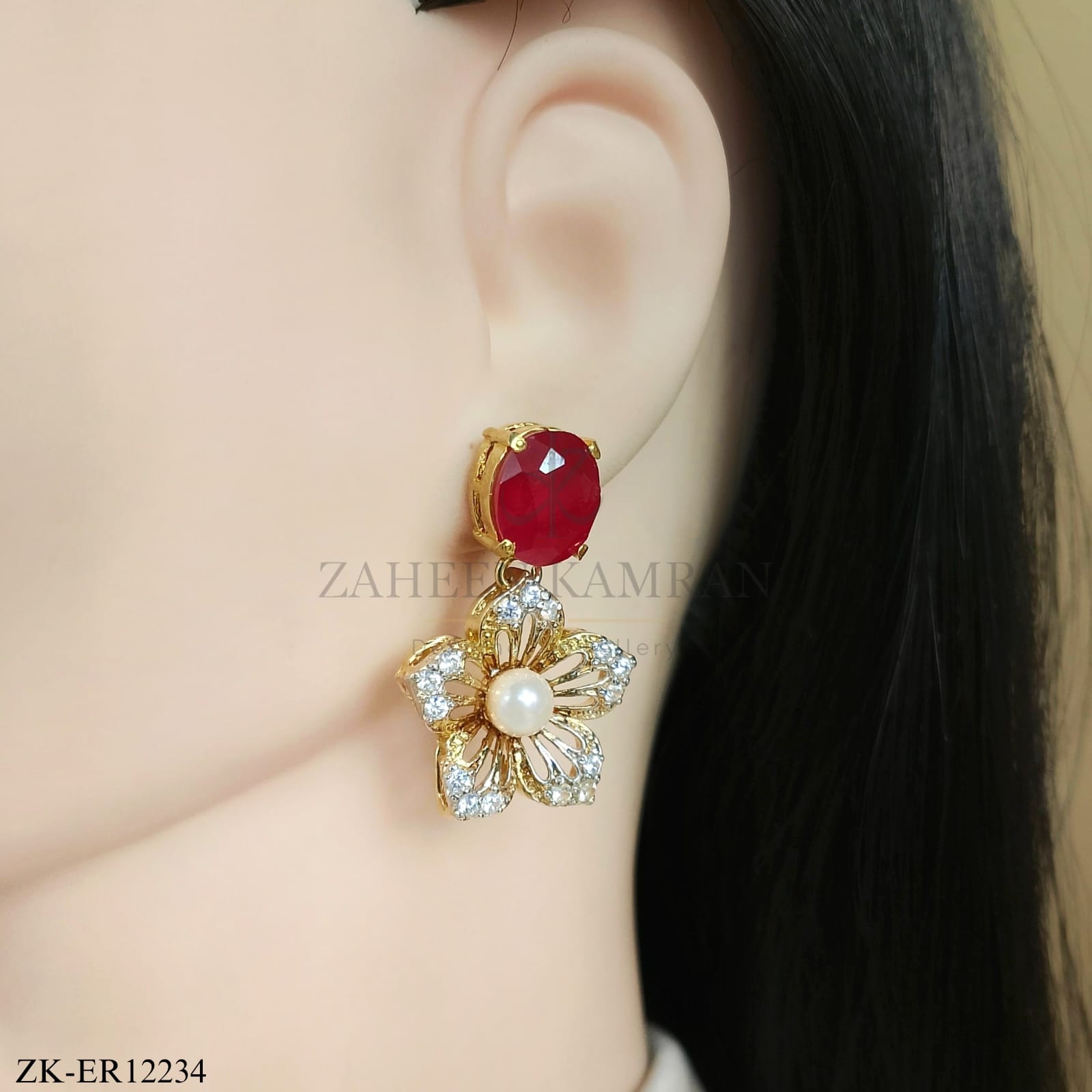 FLORAL EARRINGS