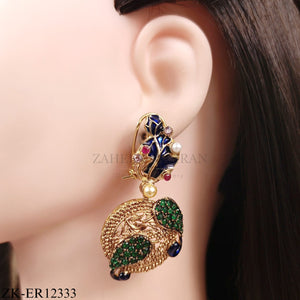 PEACOCK EARRINGS