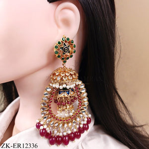 RUBY KUNDAN EARRINGS