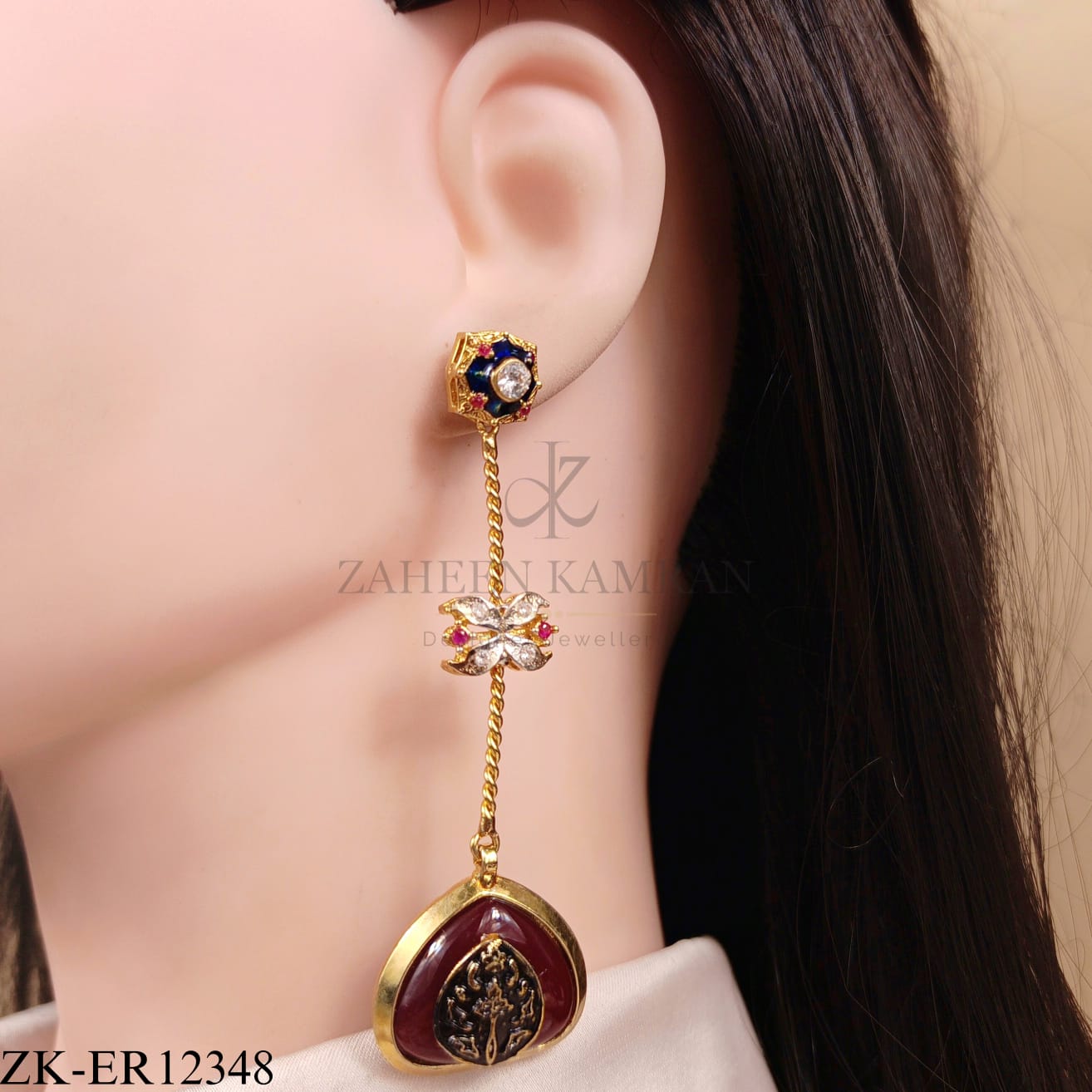 COFFEE STONE EARRINGS