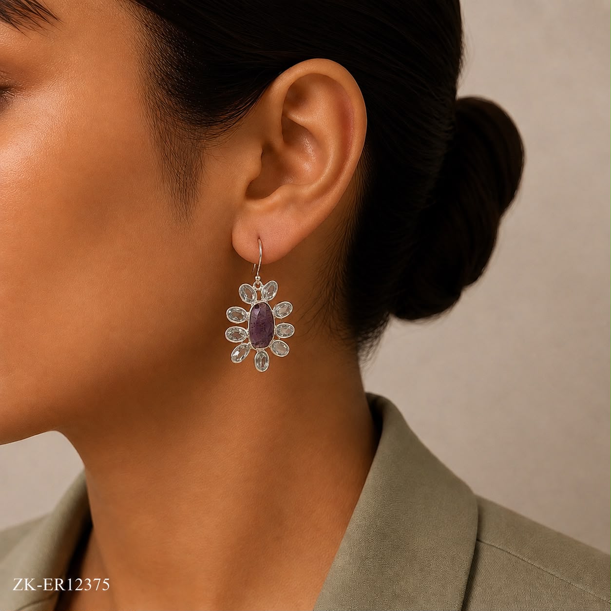 925 SAPPHIRE EARRINGS