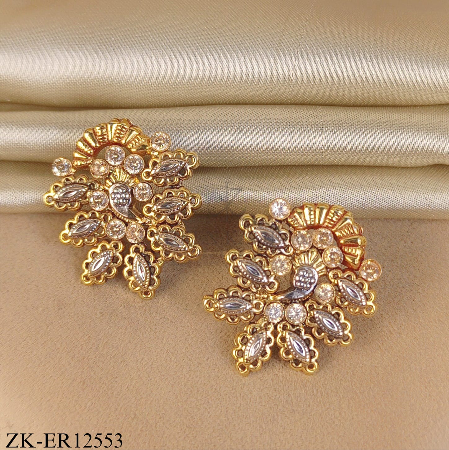 HERITAGE PEACOCK EARRINGS