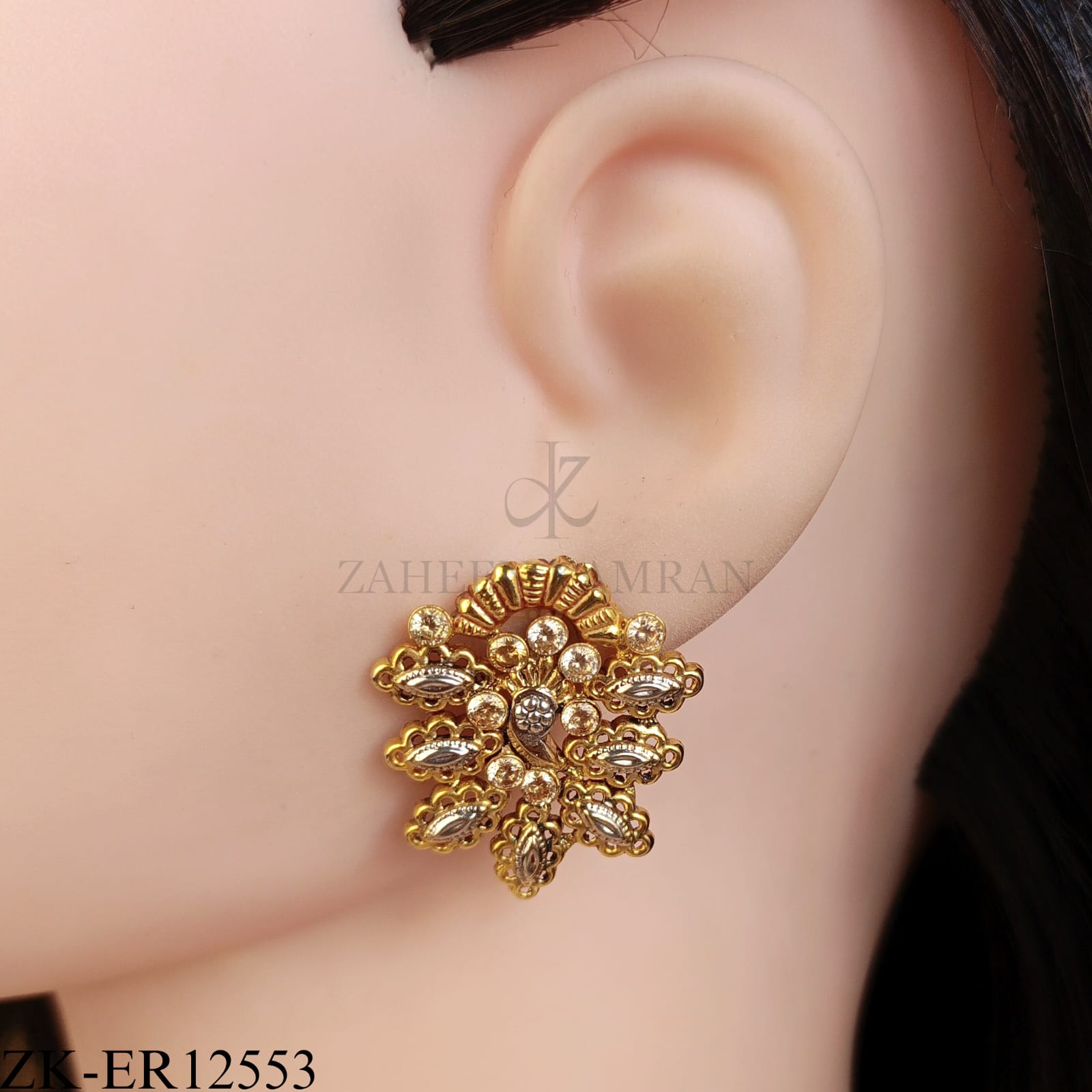 HERITAGE PEACOCK EARRINGS