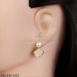 SEA- SHELL DROP EARRINGS